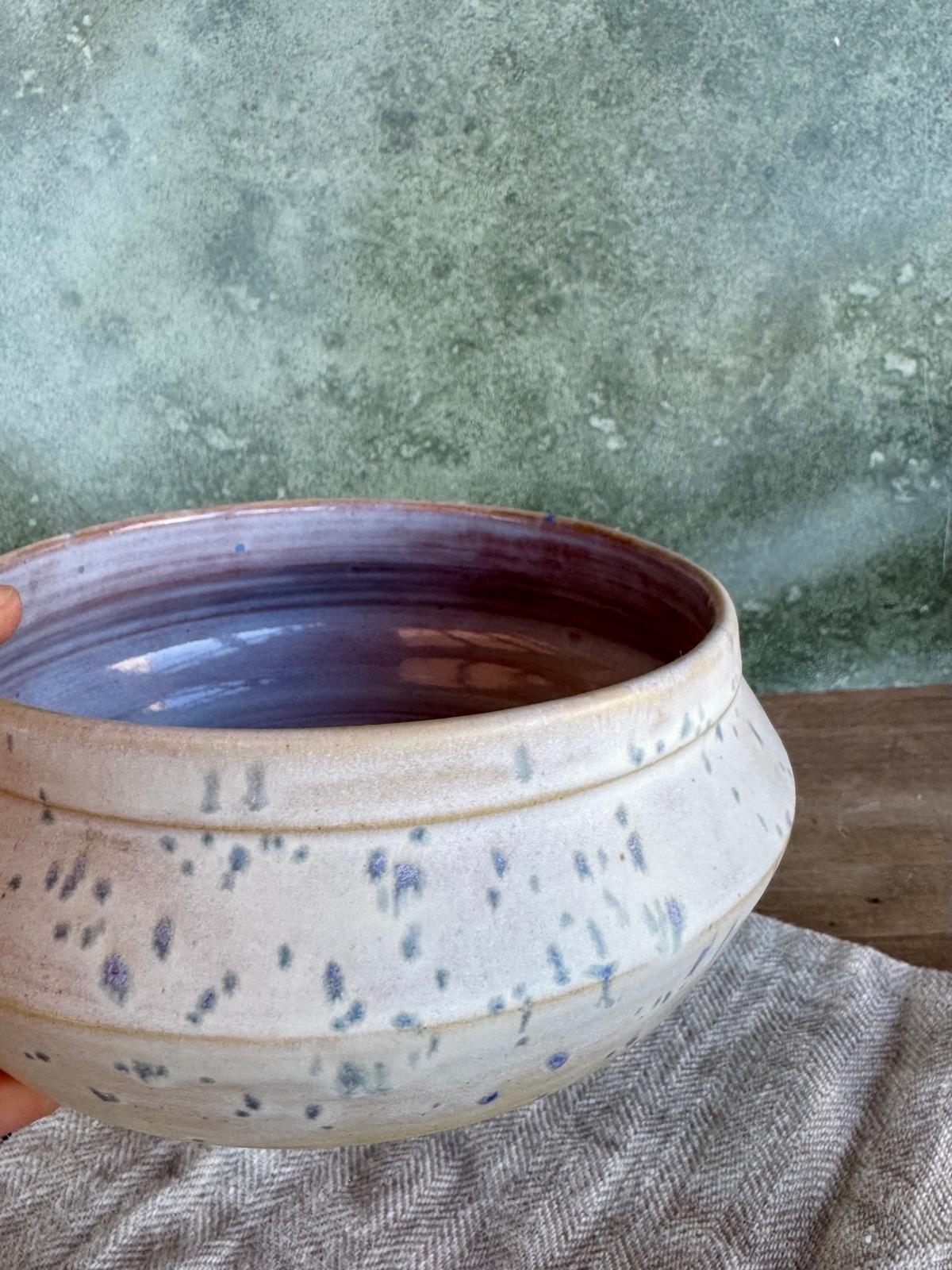 Kom speckled lavendel