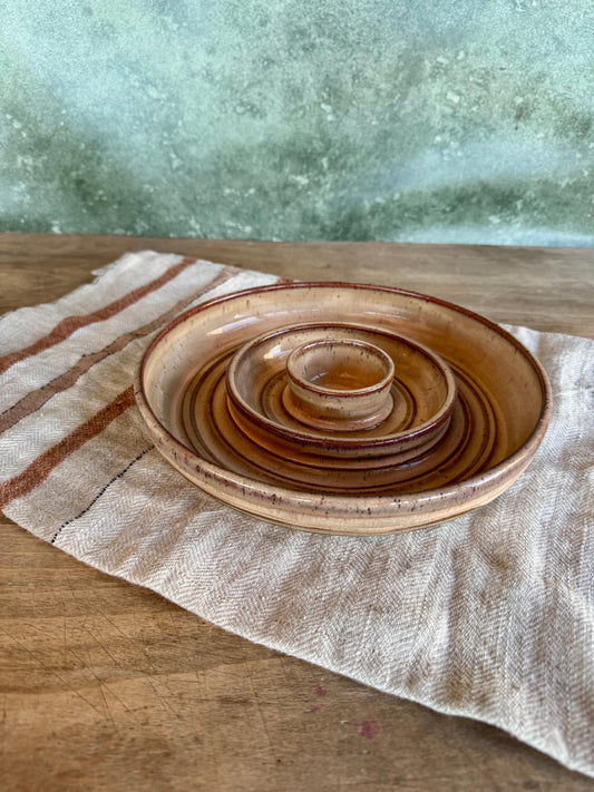 Tapas 3 secties deep nude