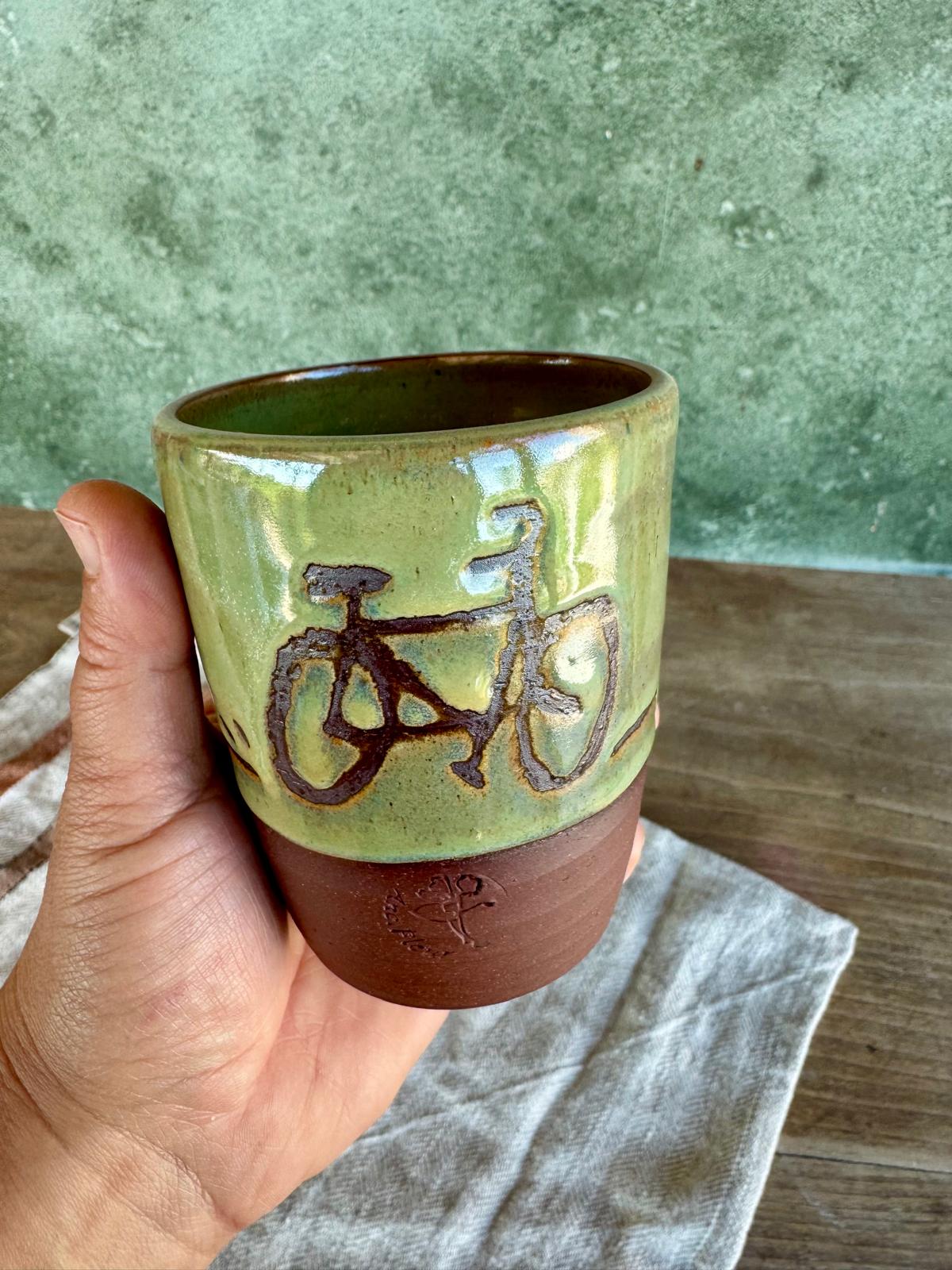 Fietstassen mosgroen