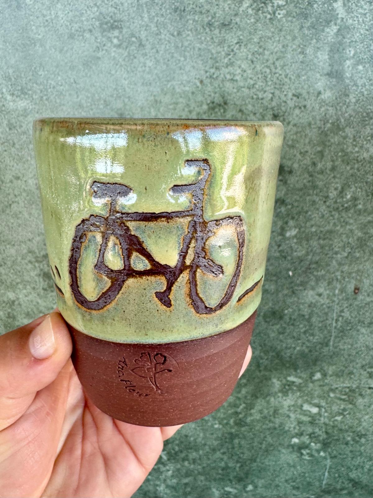 Fietstassen mosgroen