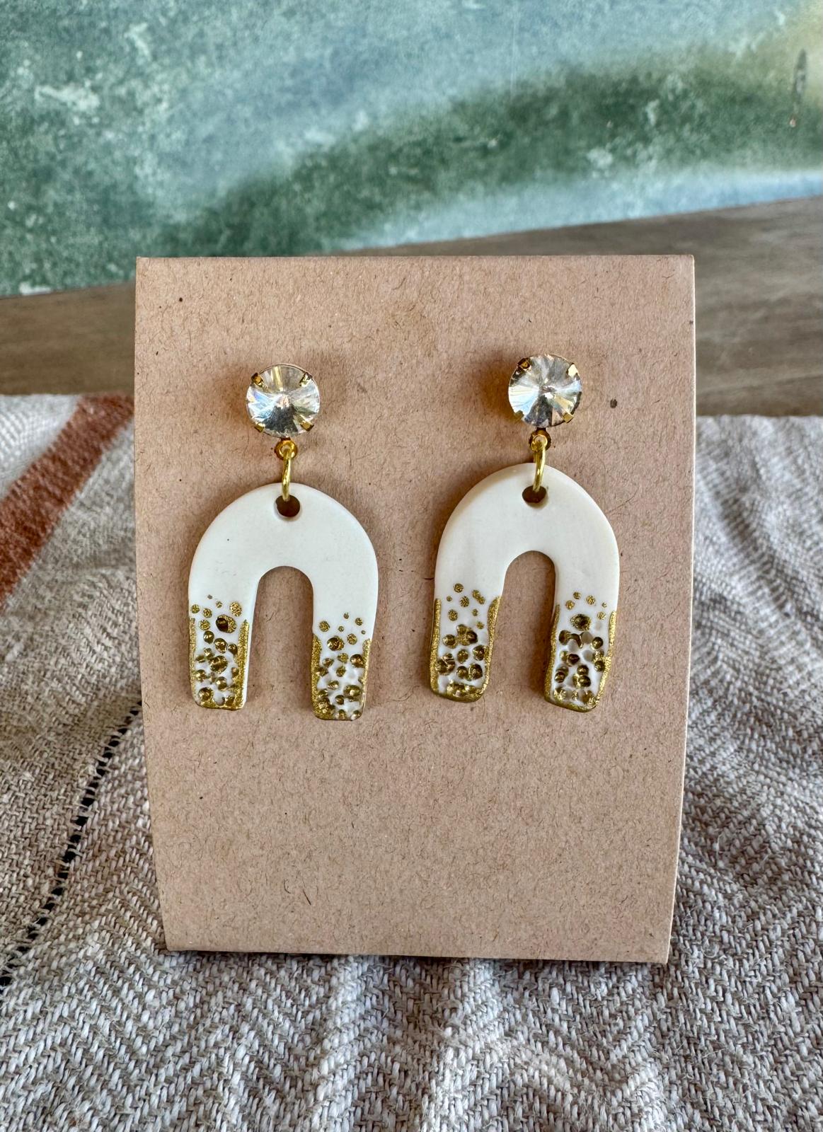 Oorring porselein boog