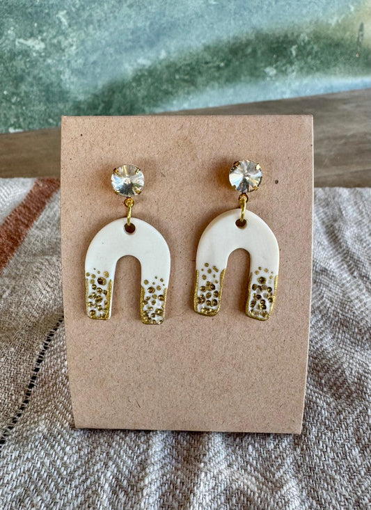 Oorring porselein boog