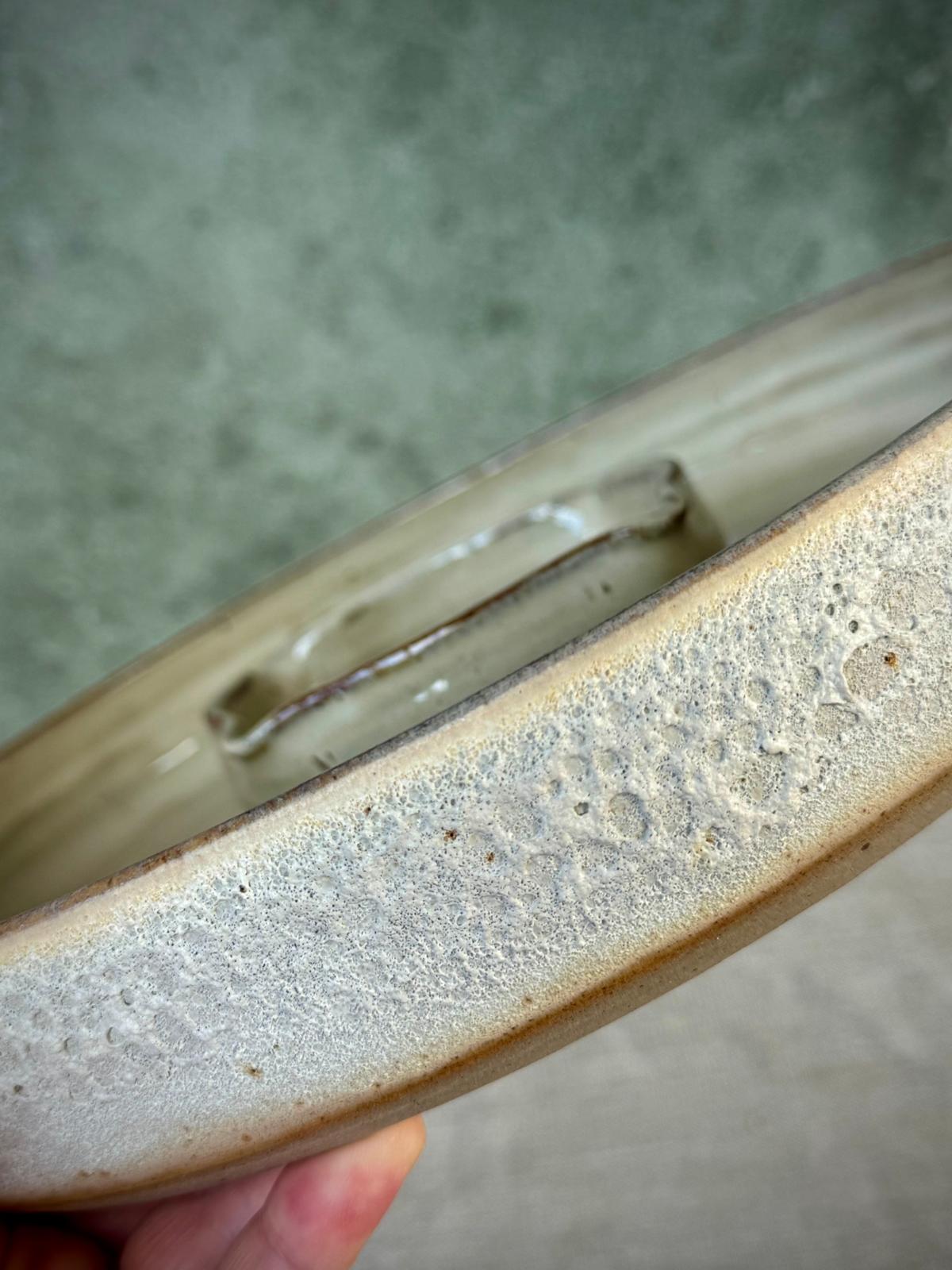 tapasschaal warm ecru