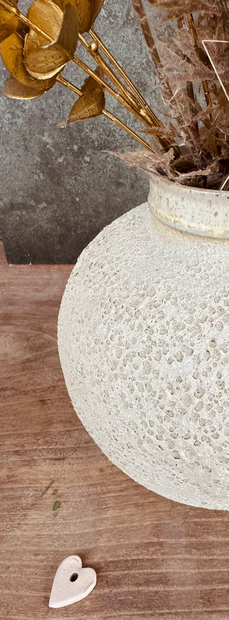 Magma vaas met blinkende hals