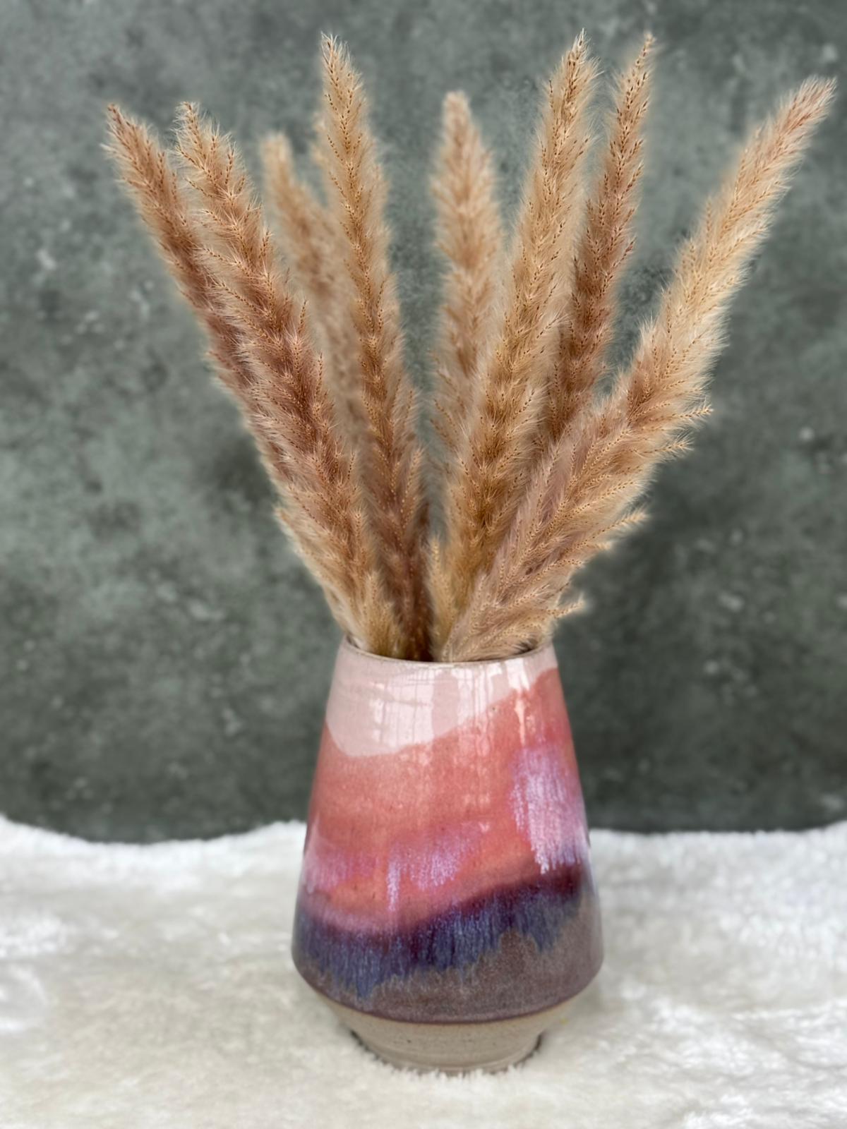 strakke kleurrijke vaas