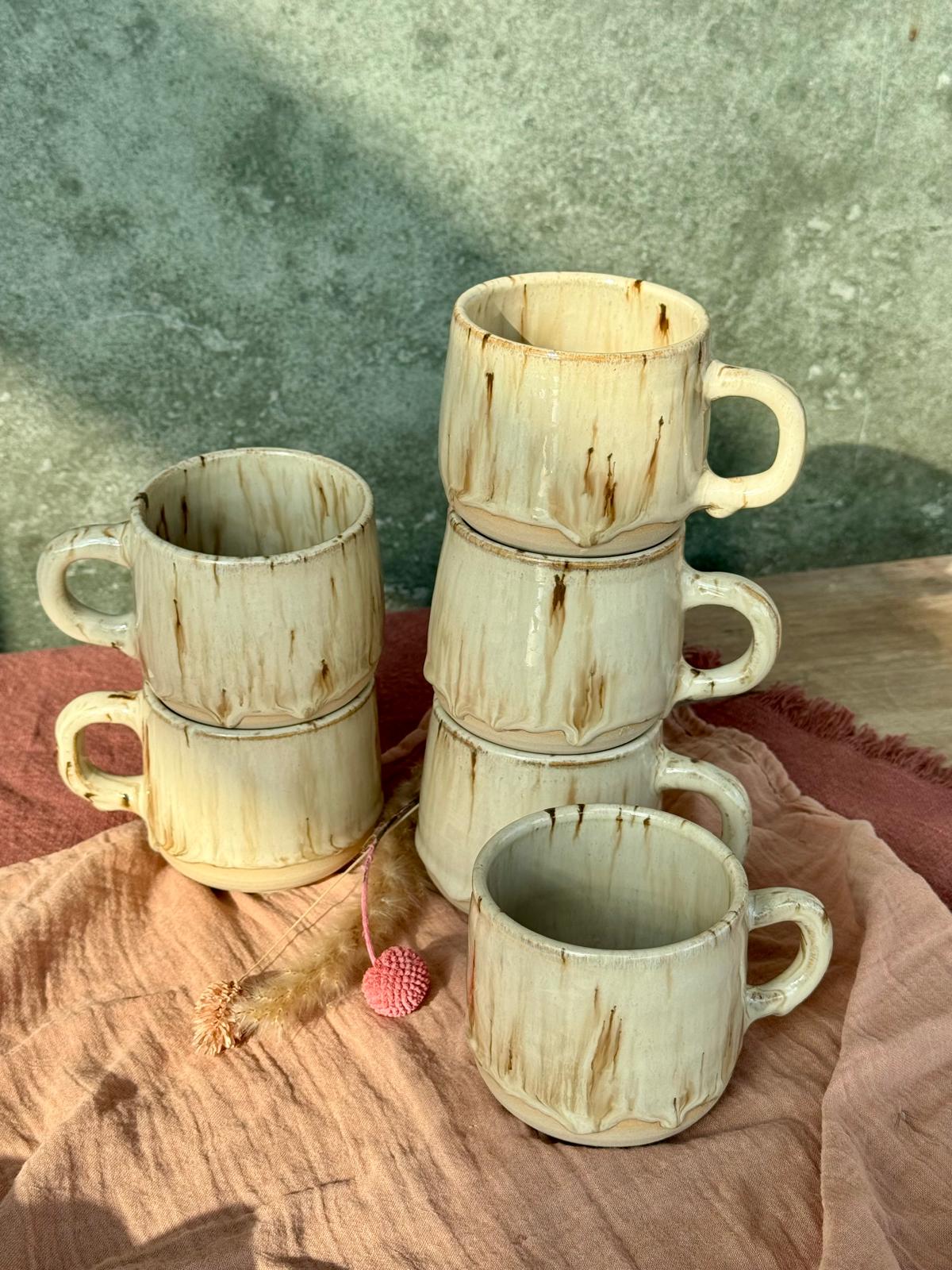 Tas met oor (speckeld sand)