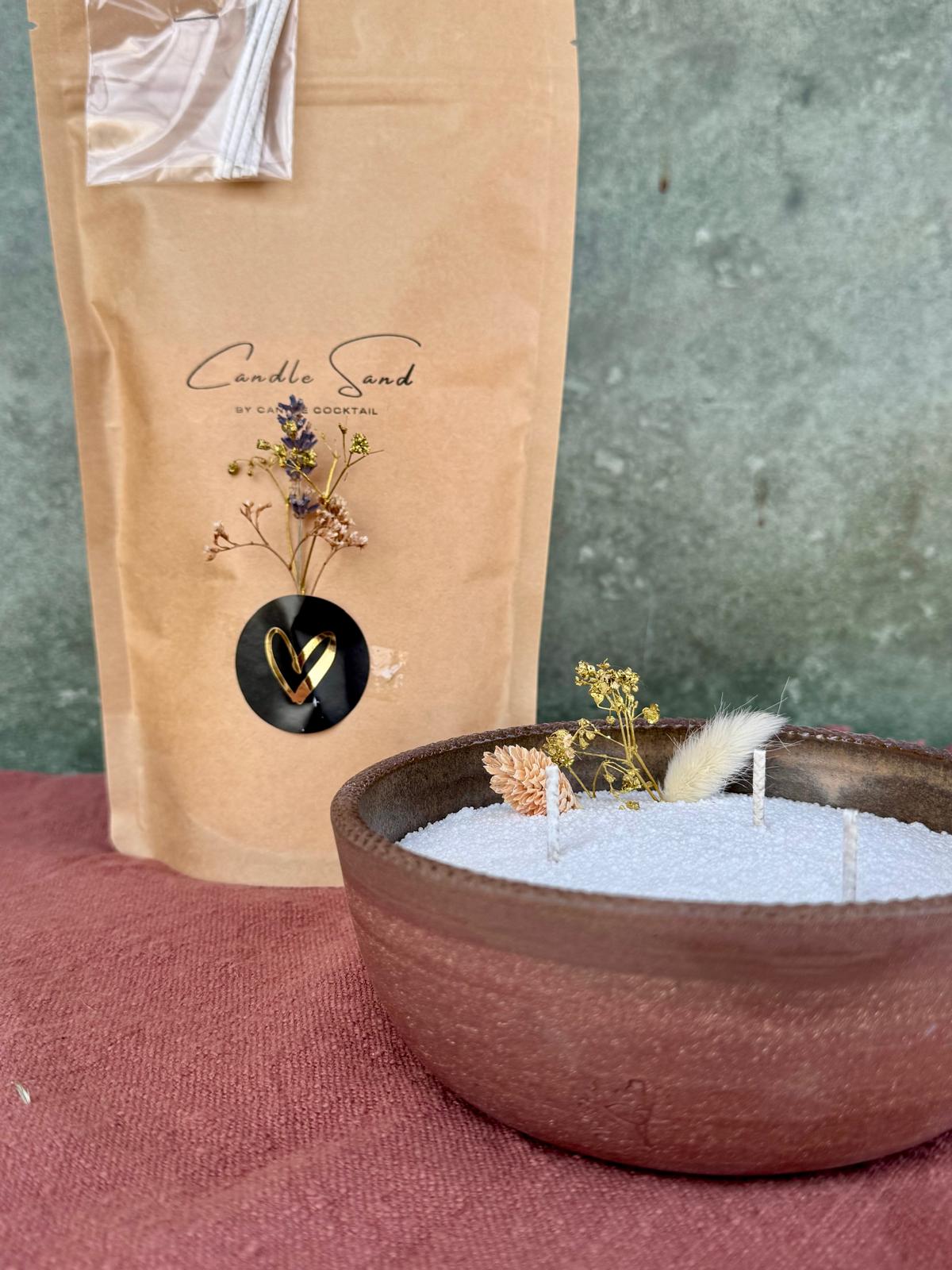 Kaars aards bordeaux