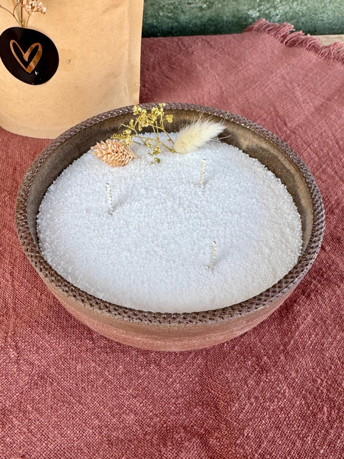 Kaars aards bordeaux